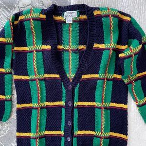 Vintage Izod Hand Knit Sweater